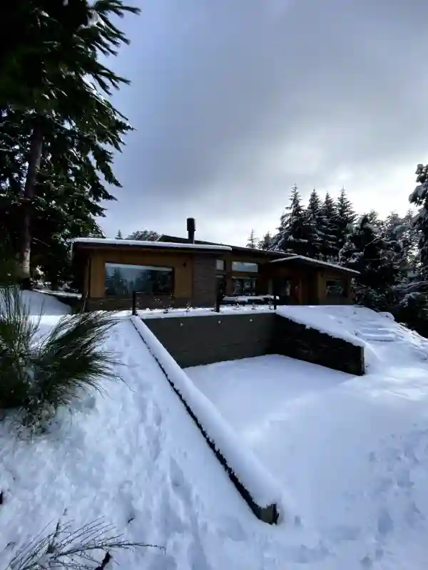 Cinco Cumbres covered in snow